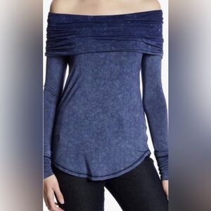 We the Free hibiscus off the shoulder top, small